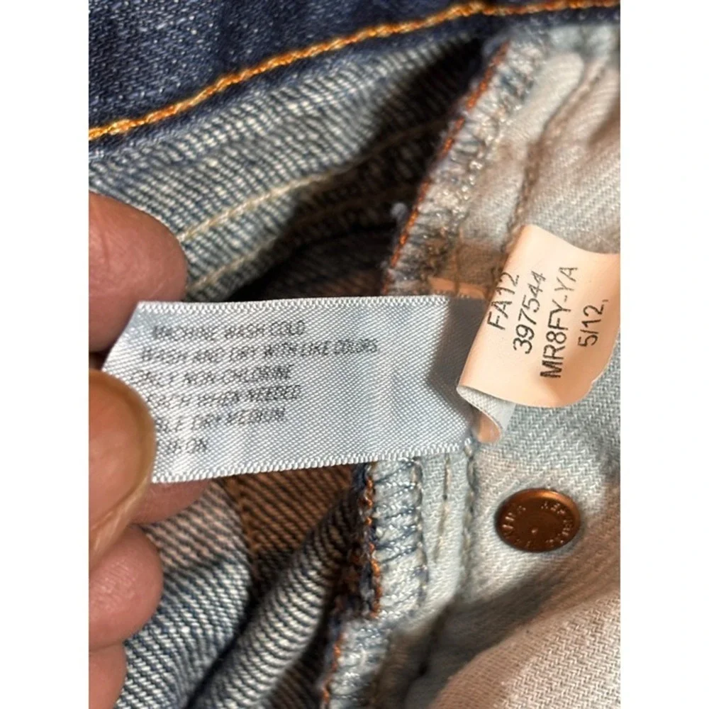 Banana Republic Straight‎ Leg Jeans Mens 36x32 Blue Medium Wash Denim